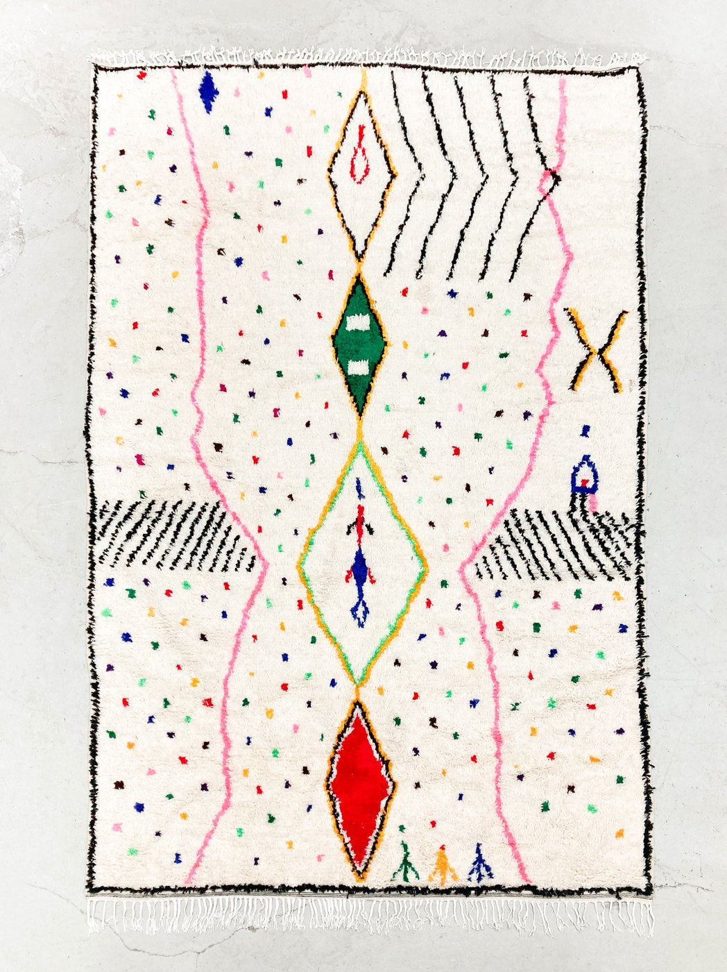 Alfombra bereber marroquí Azilal 3,17 × 2,03 m
