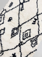 Alfombra bereber marroquí Azilal 1,37 × 0,89 m