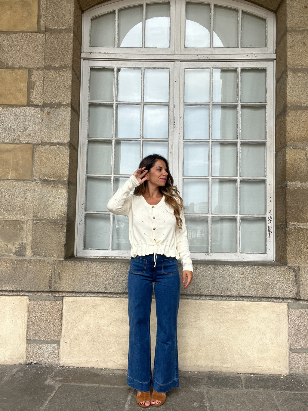 Cardigan Emma Écru