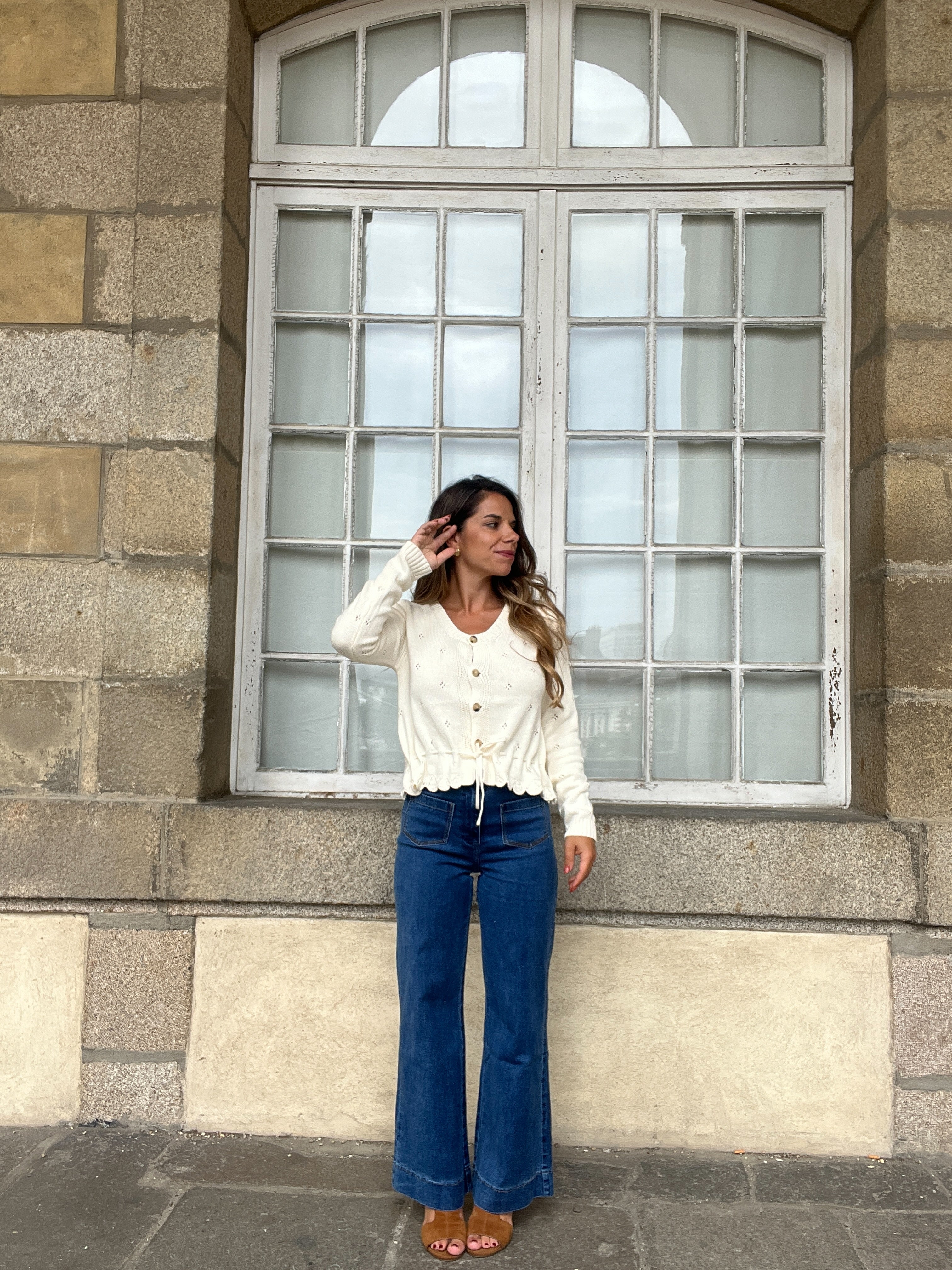 Cardigan Emma Écru