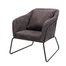 Agathe - Armchair - Gray