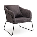 Agathe - Armchair - Gray
