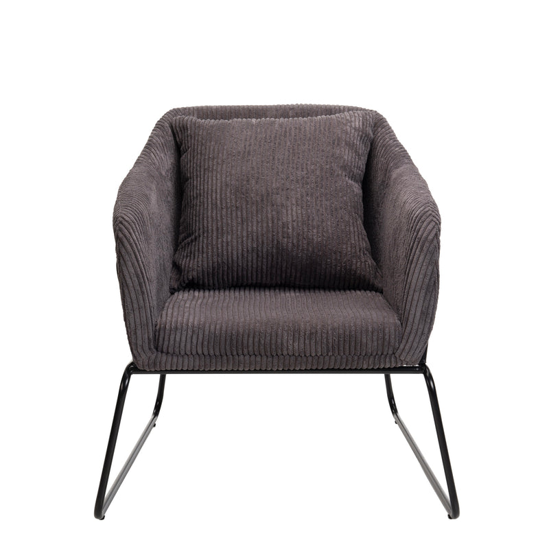 Agathe - Armchair - Gray