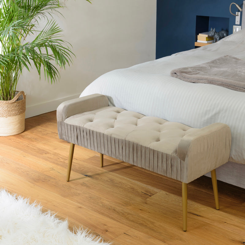 Agathe - Banc - Taupe