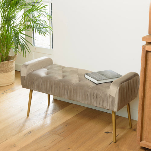 Agathe - Banc - Taupe