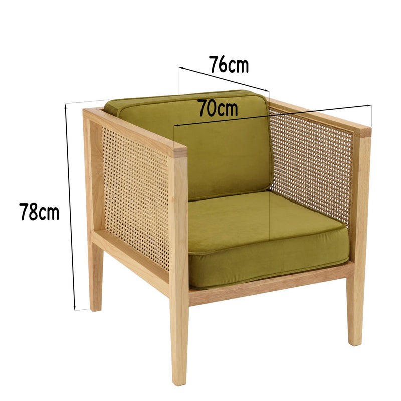 Agathe - Fauteuil - Vert