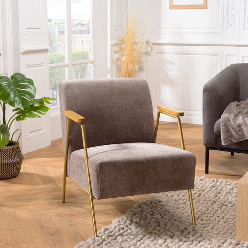 Agathe - Fauteuil - Taupe
