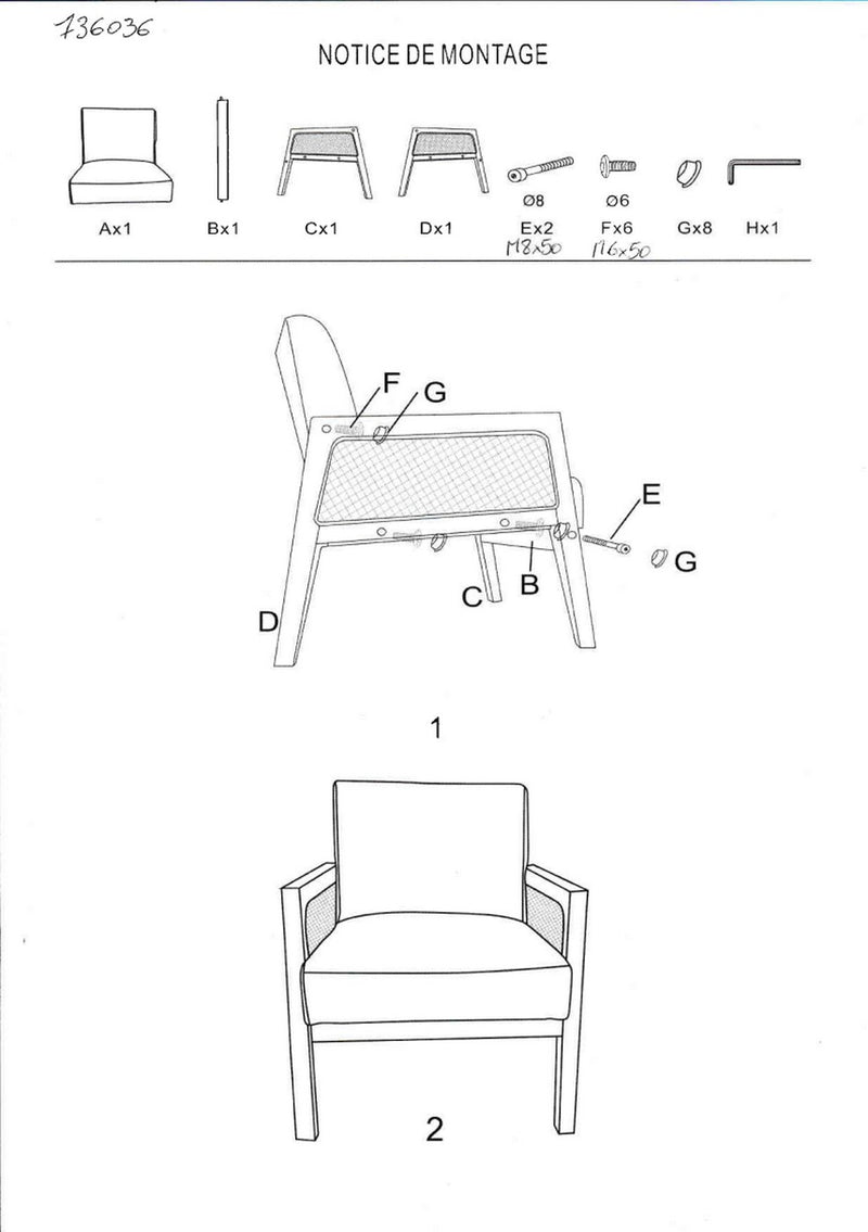 Agathe - Fauteuil - Orange