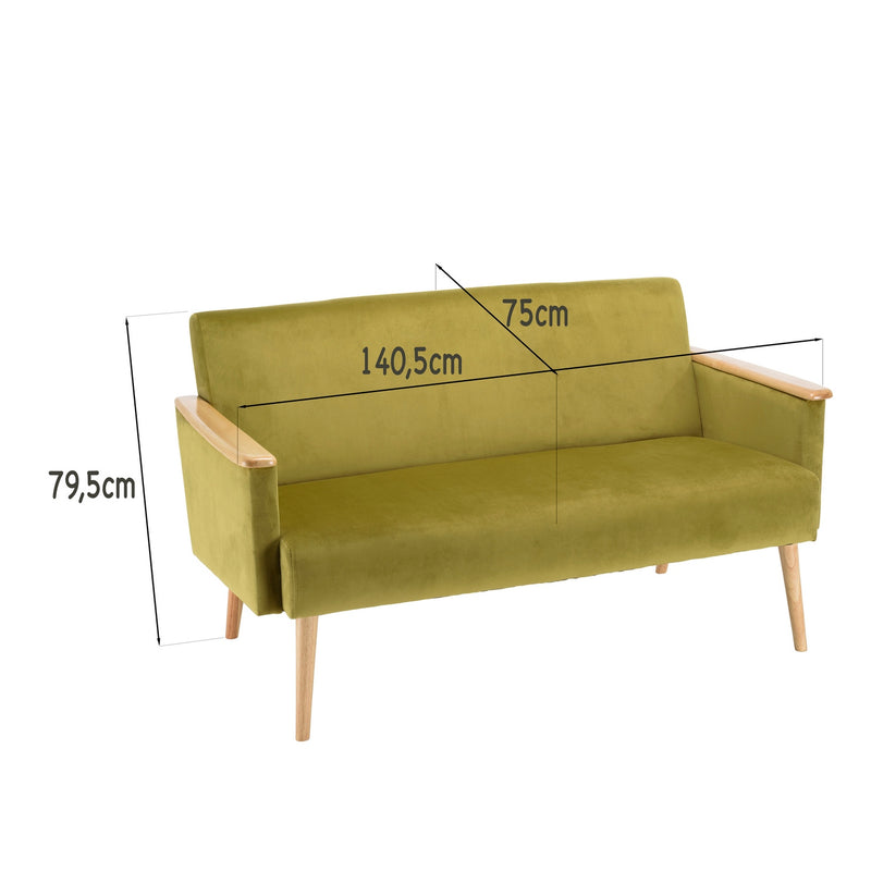 Agathe - Canapé - Vert