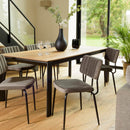 Agathe - Juego de 2 sillas - Gris