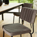 Agathe - Juego de 2 sillas - Gris