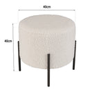 Agathe - Tabouret - Blanc