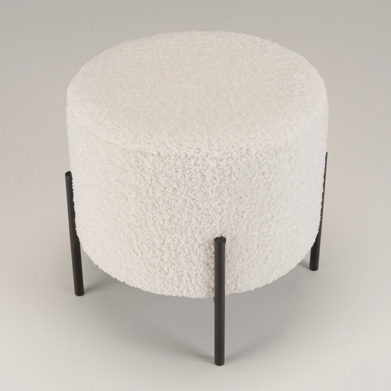 Agathe - Tabouret - Blanc