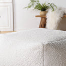 Agathe - Pouf - Blanc
