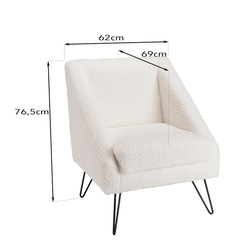 Agathe - Fauteuil - Blanc
