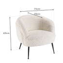Agathe - Fauteuil - Blanc