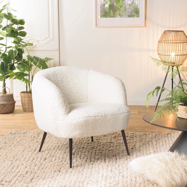 Agathe - Armchair - White