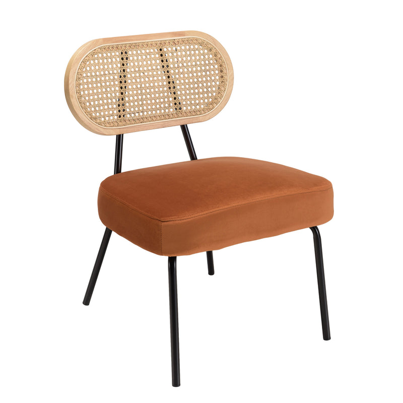 Agathe - Fauteuil - Orange Ambré