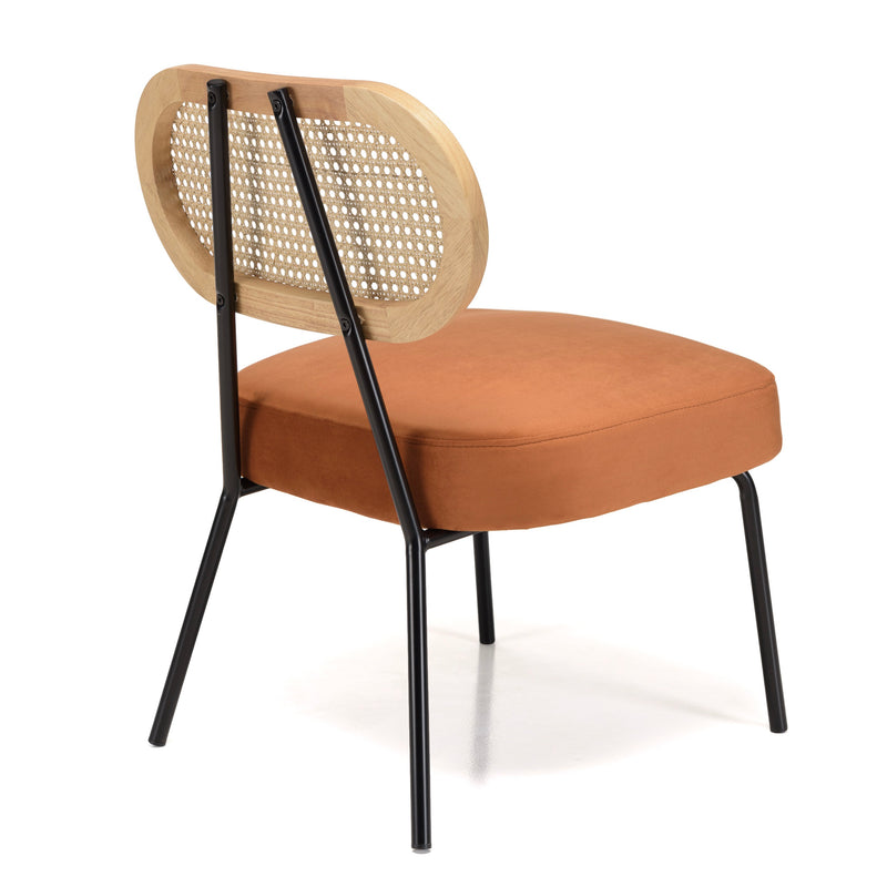 Agathe - Fauteuil - Orange Ambré