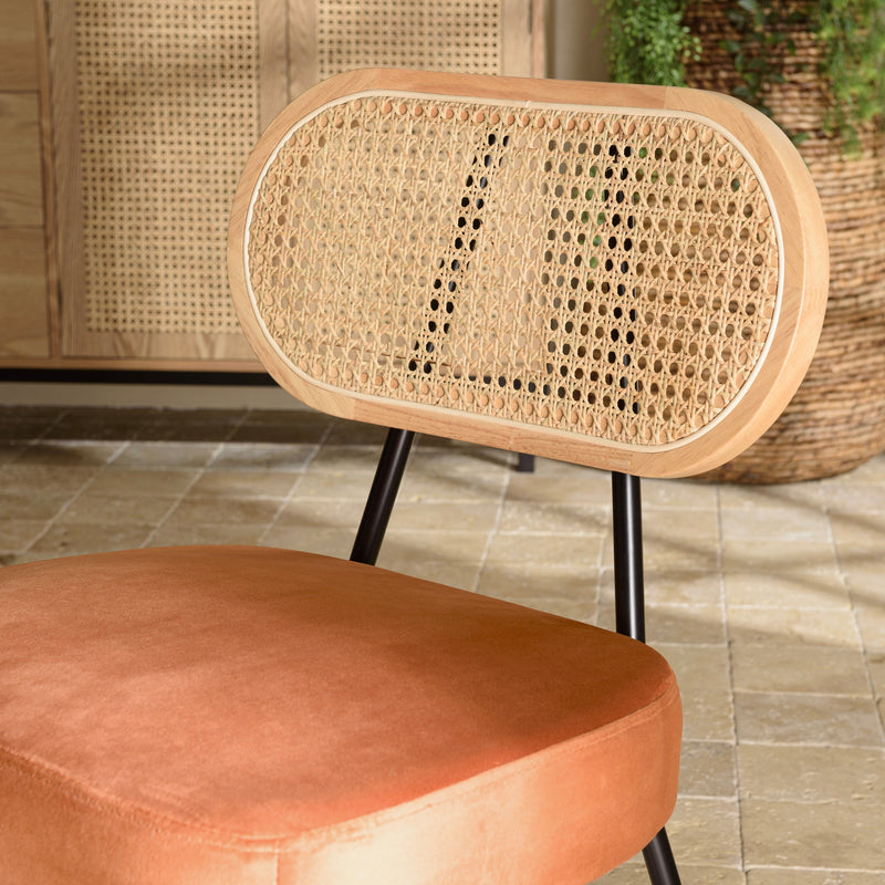 Agathe - Fauteuil - Orange Ambré