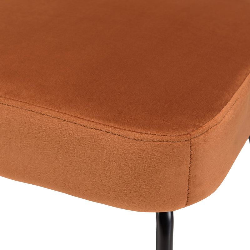 Agathe - Fauteuil - Orange Ambré