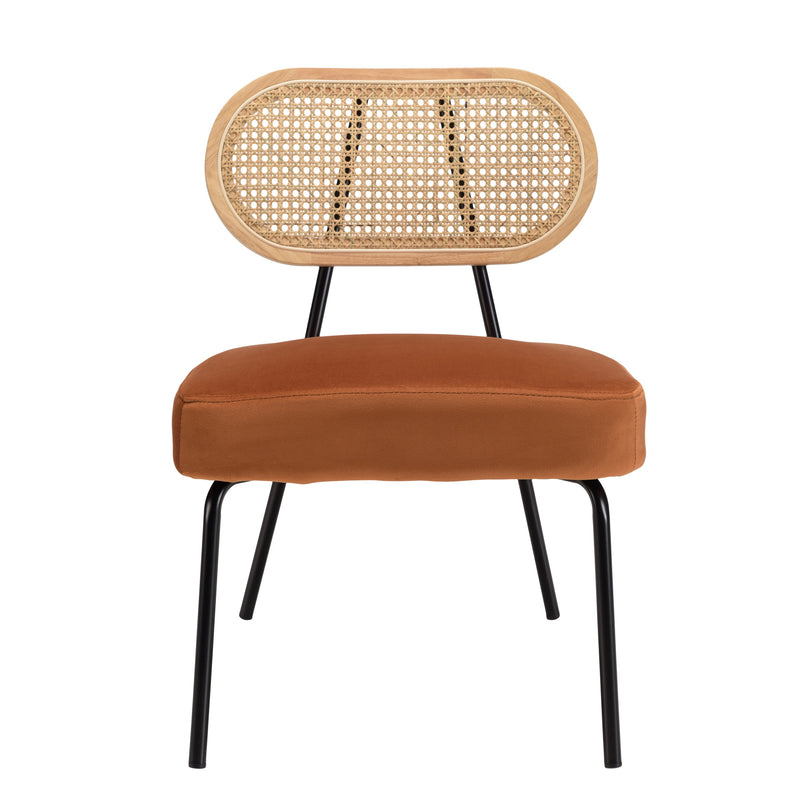 Agathe - Fauteuil - Orange Ambré