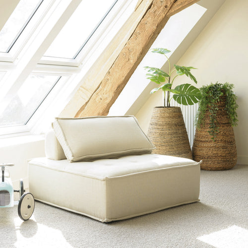 Agathe - Pouf - Beige