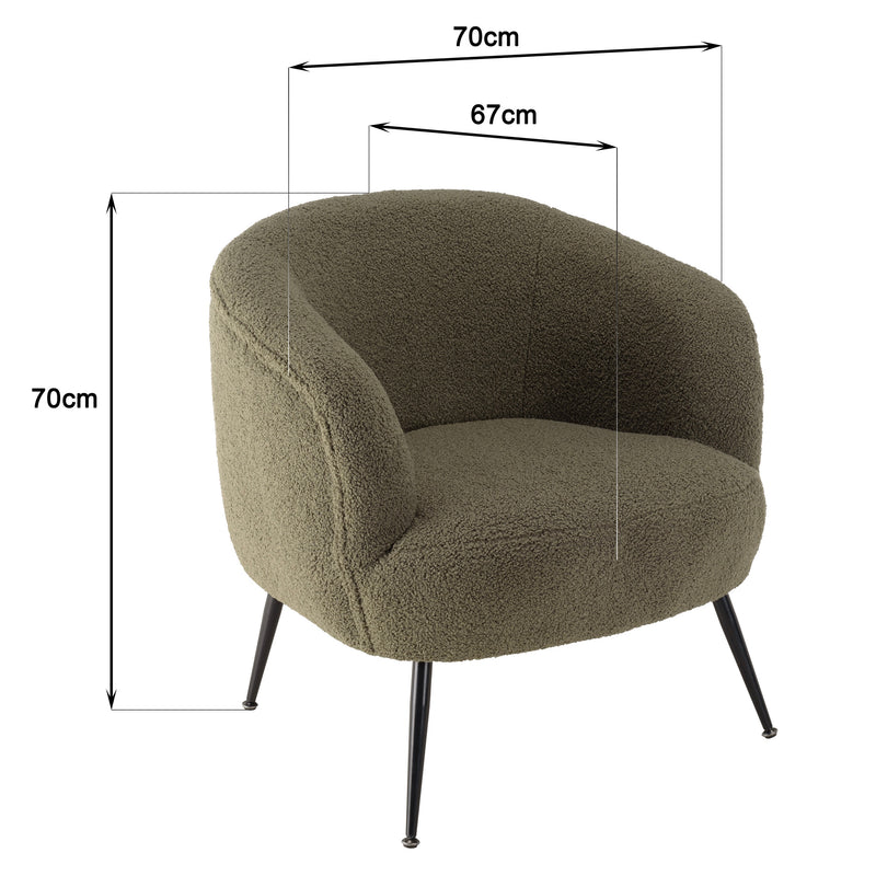 Agathe - Sillón - Verde