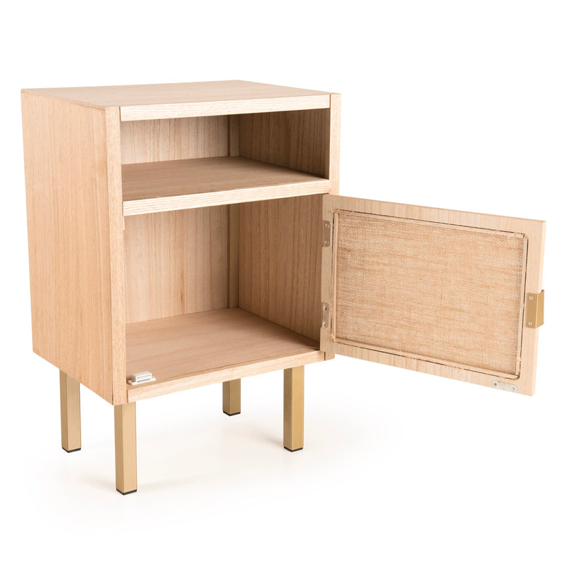 Aline - Mesita de noche - Beige