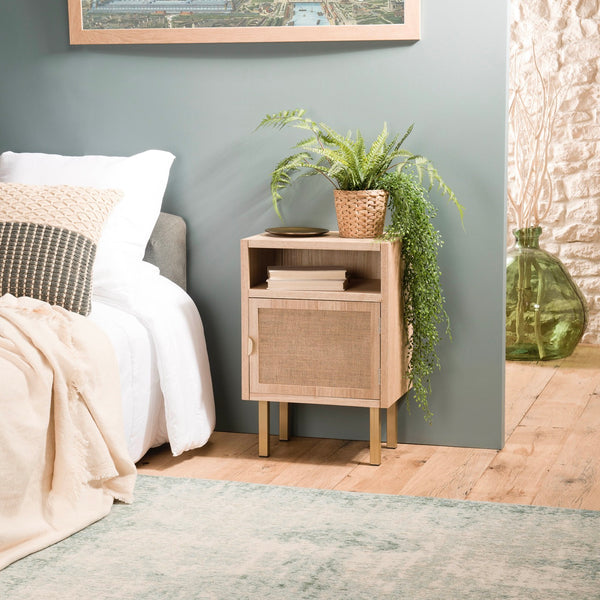 Aline - Bedside Table - Beige