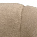Agathe - Fauteuil - Beige/Marron Foncé
