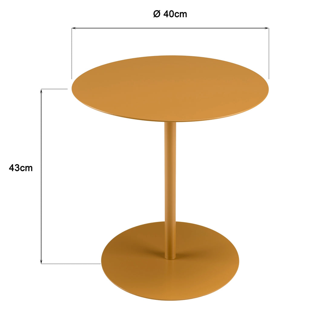 Agathe - Side Table & Pedestal Table - Brown