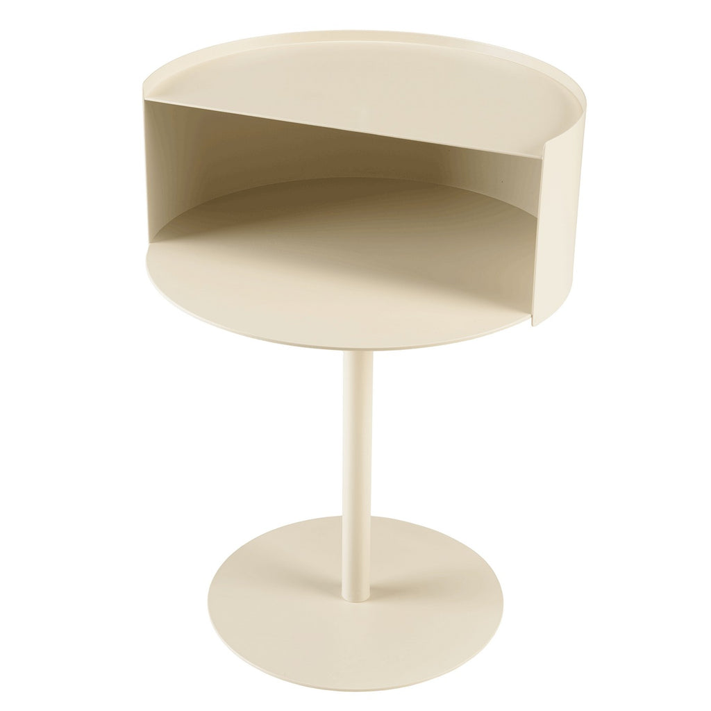 Agathe - Side Table & Pedestal Table - Beige