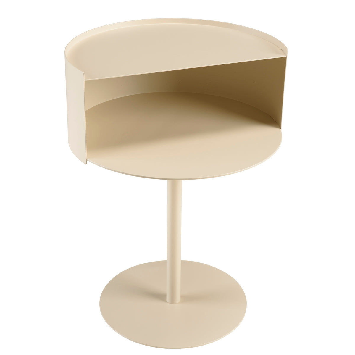 Agathe - Side Table & Pedestal Table - Beige