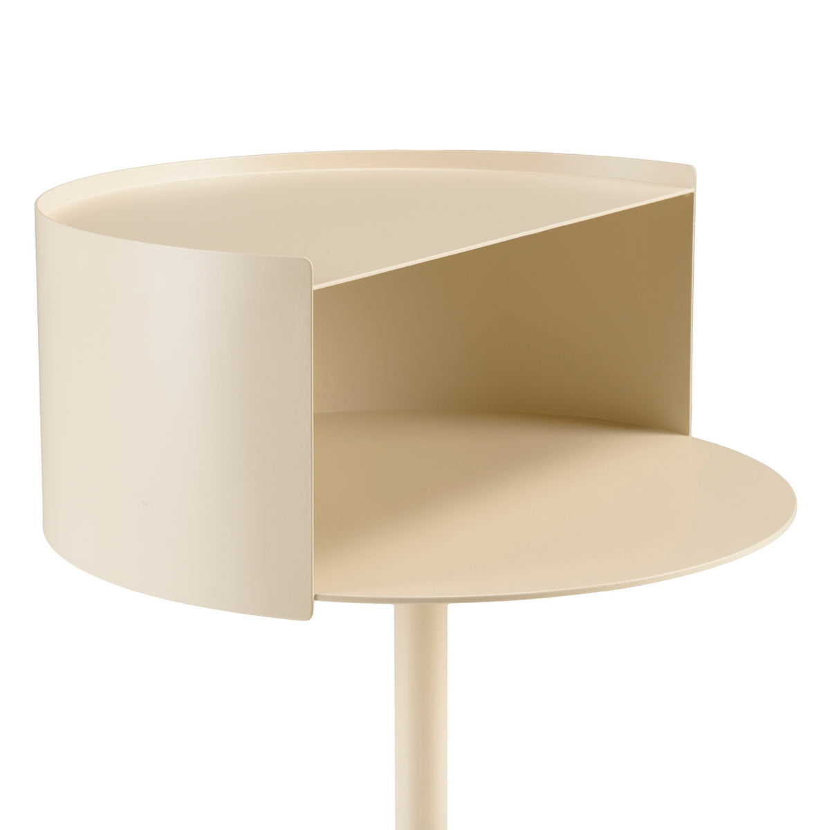 Agathe - Side Table & Pedestal Table - Beige