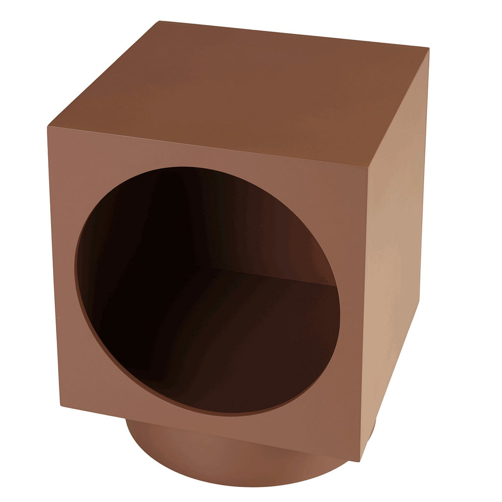 Agathe - Sofa Side Table & Pedestal Table - Terracotta