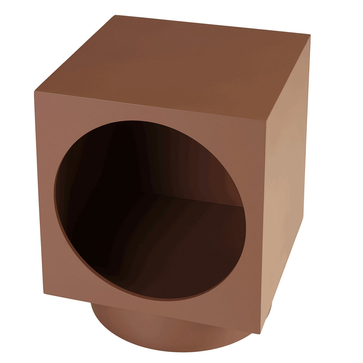 Agathe - Sofa Side Table & Pedestal Table - Terracotta