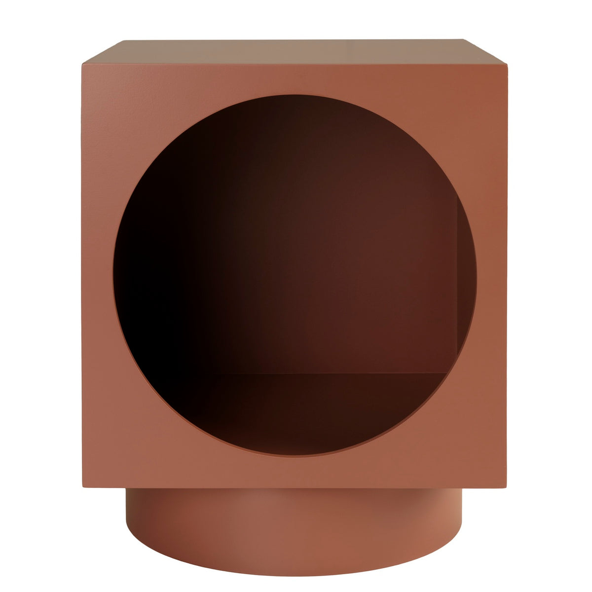 Agathe - Sofa Side Table & Pedestal Table - Terracotta