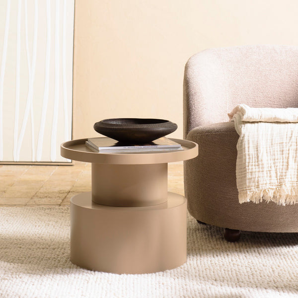 Agathe - End Table & Side Table - Taupe