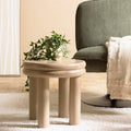 Agathe - Side Table & Pedestal Table - Taupe