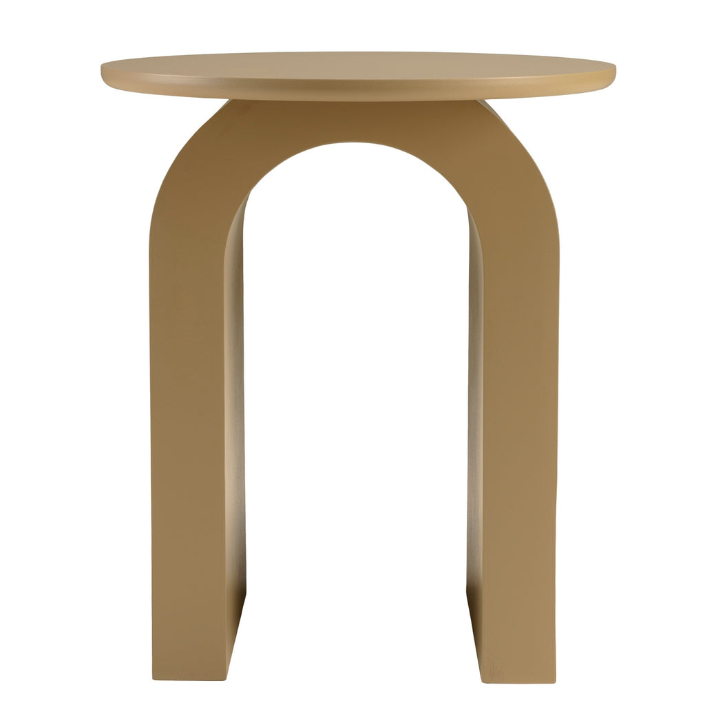 Agathe - Side Table & Pedestal Table - Taupe