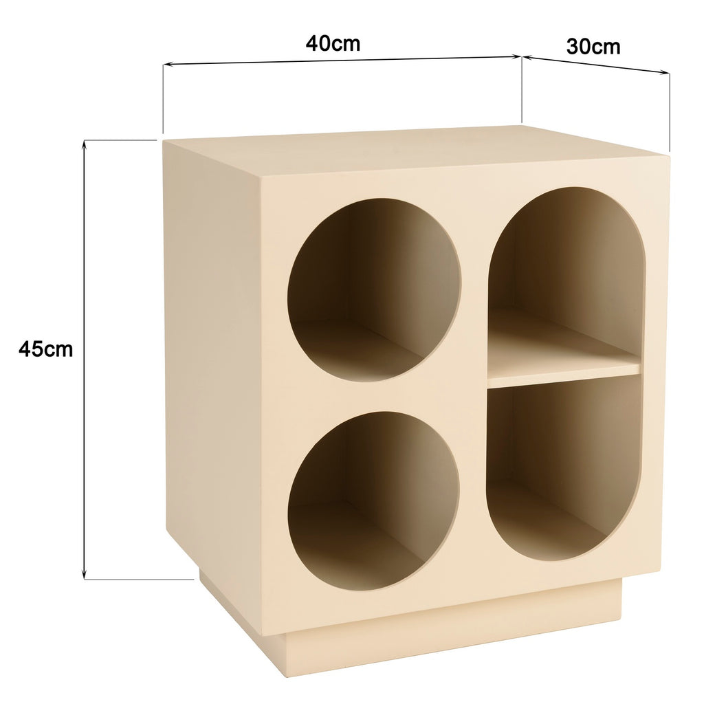 Agathe - Comodino - Beige