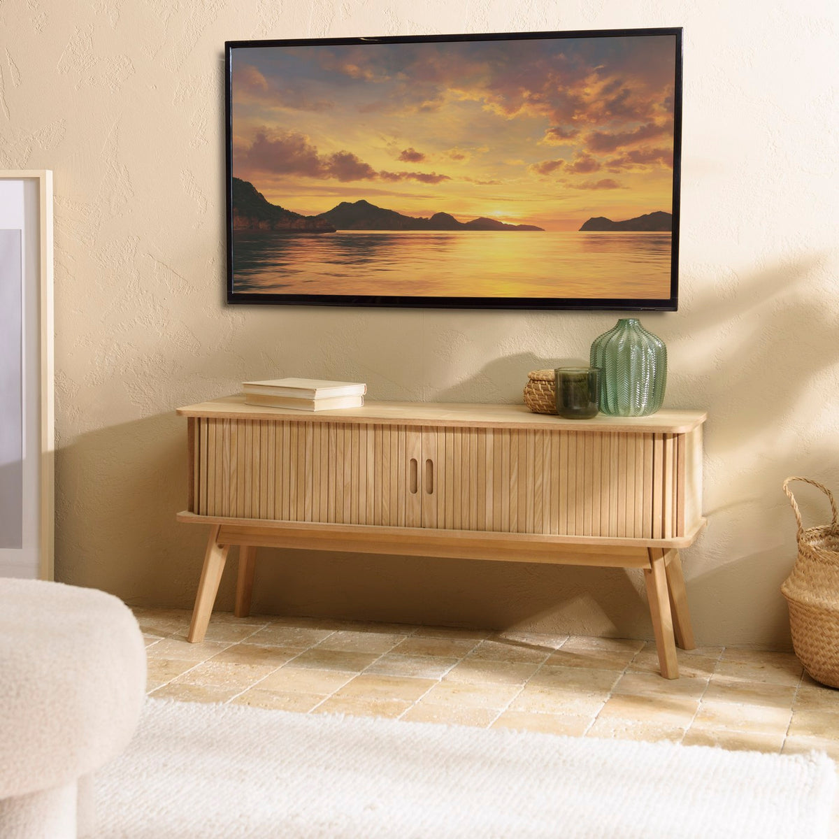 Agathe - Mobile TV - Legno Chiaro