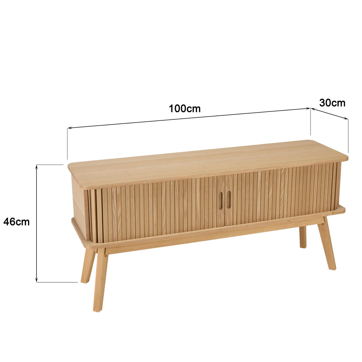 Agathe - Mobile TV - Legno Chiaro