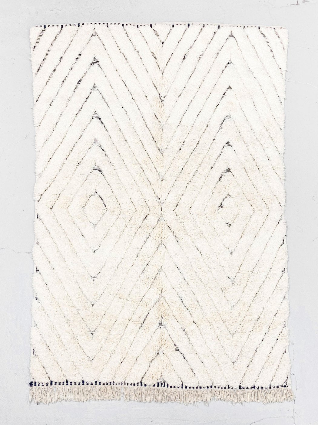 Alfombra bereber marroquí Beni Ouarain 2,87 × 1,92 m