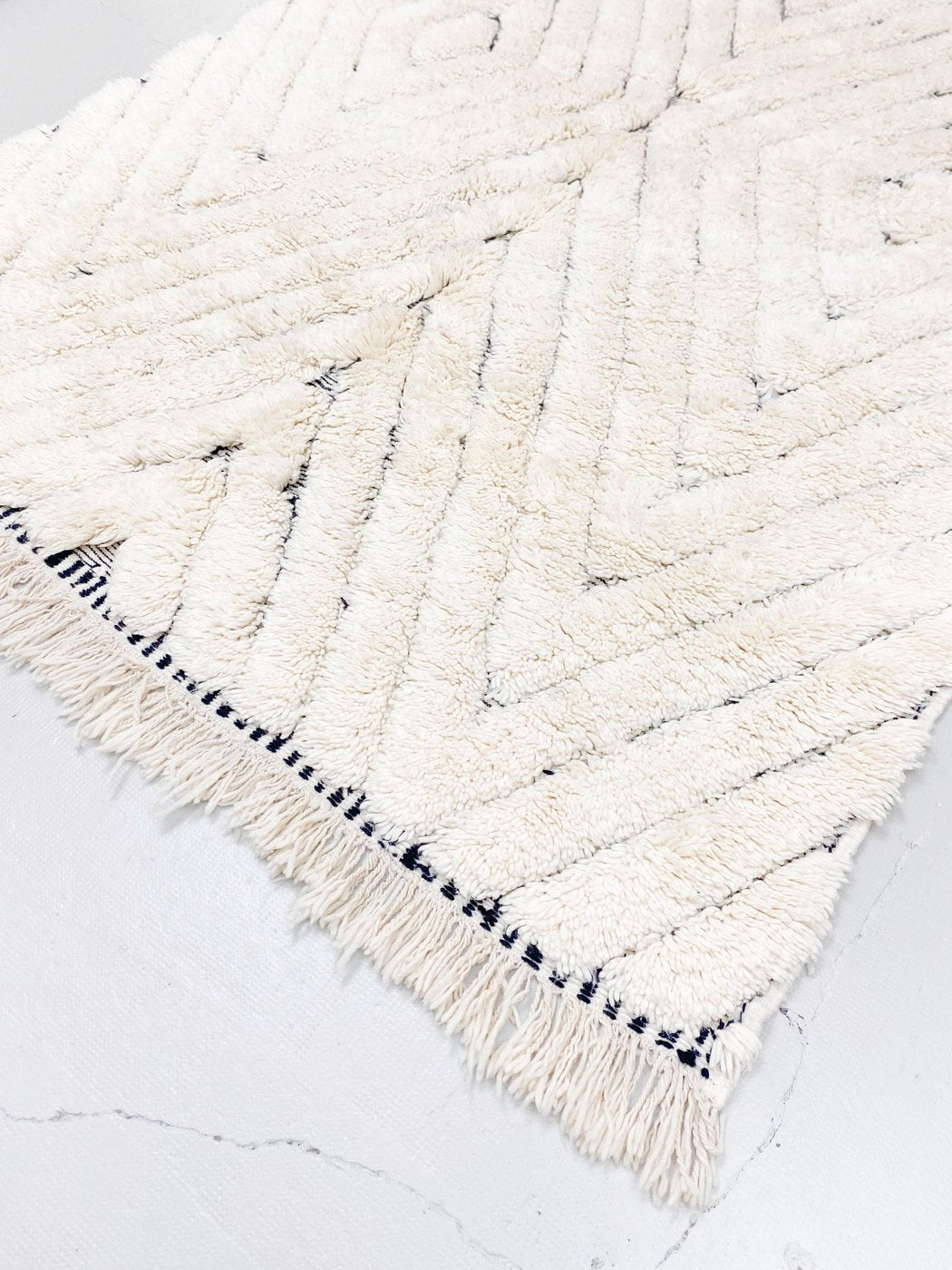 Alfombra bereber marroquí Beni Ouarain 2,87 × 1,92 m