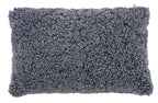 Cojín de piel de oveja auténtica - Gris