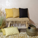Nyl - Coussin Carré - Lin - Camel