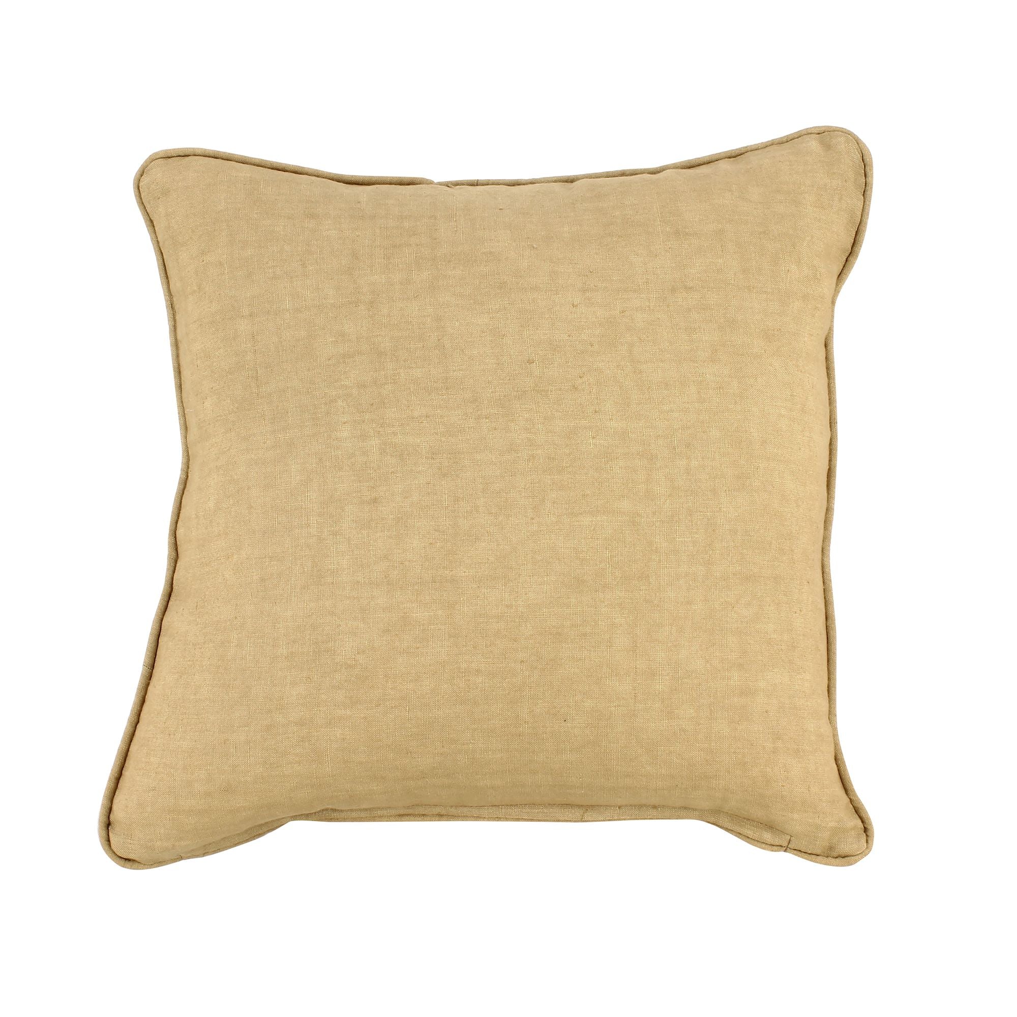 Nyl Linen Cushion - Camel
