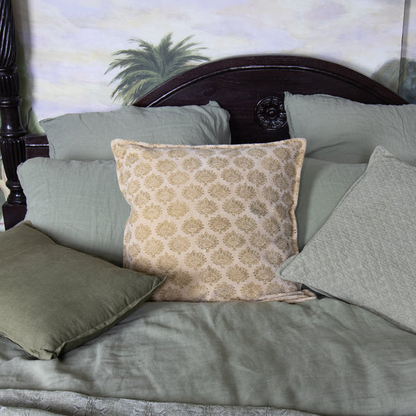 Dori - Pude - Vintage Fløjl - Beige
